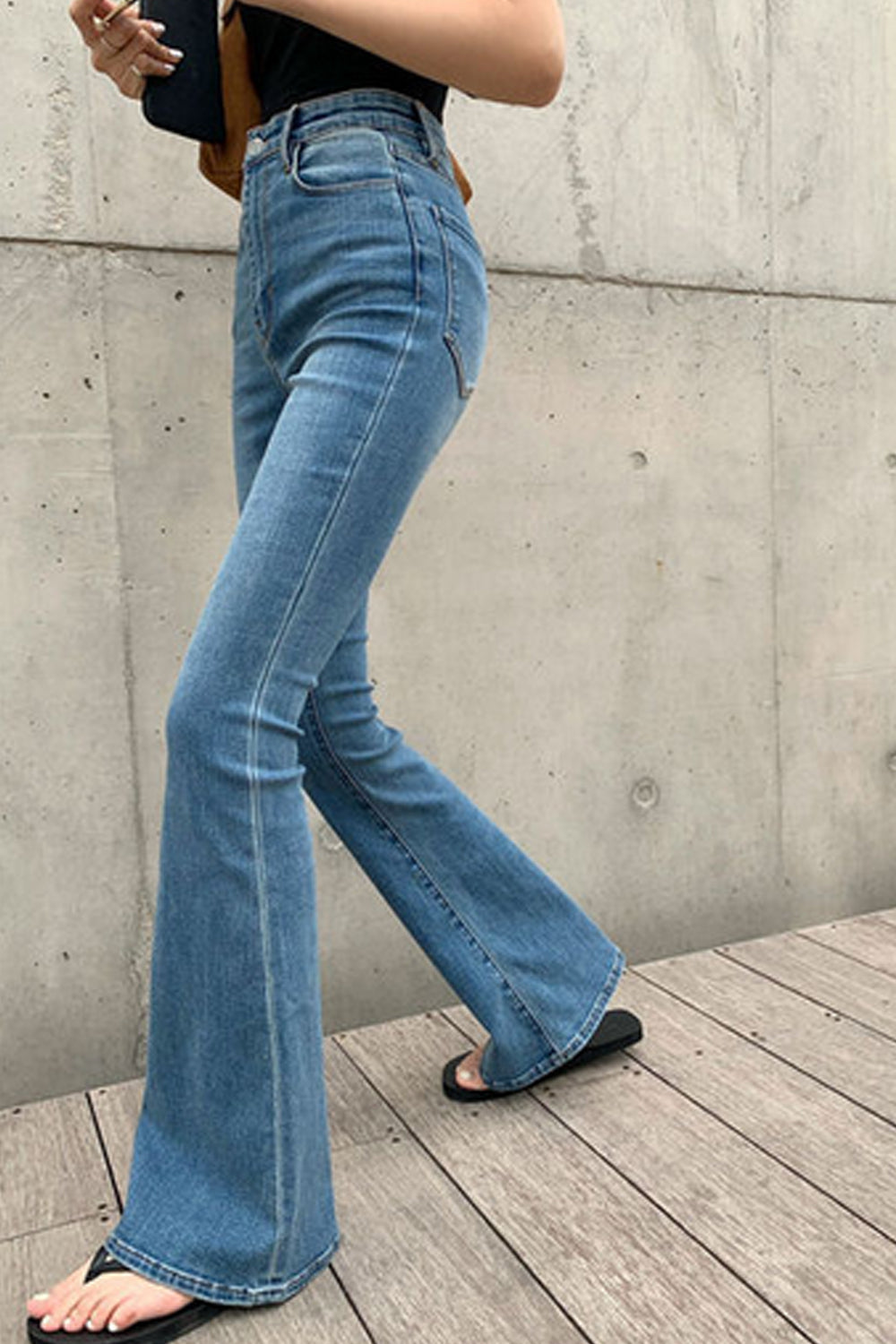 High Waist Slim Stretchy Long Jeans Pants