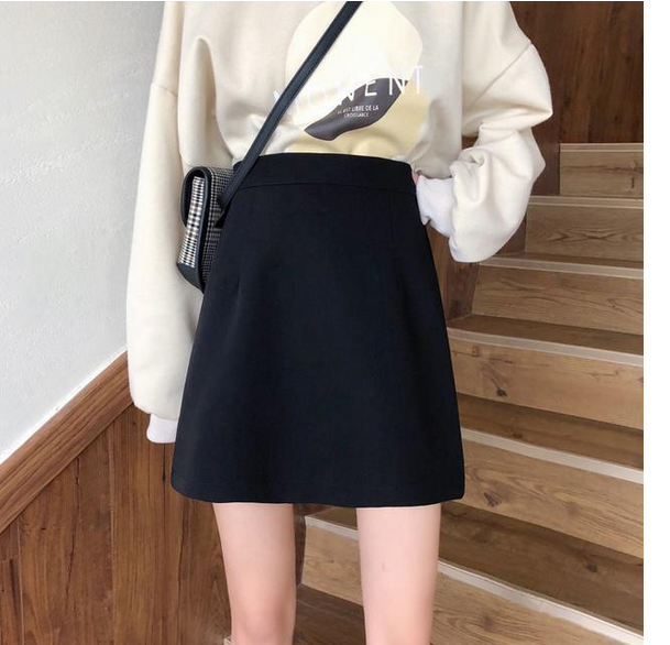 High Waist Office Style Mini Skirts