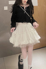 High Waist Sexy Lace Kawaii Mini Skirts