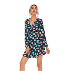 Auden Floral Button Down Shirt Dress - FINAL SALE