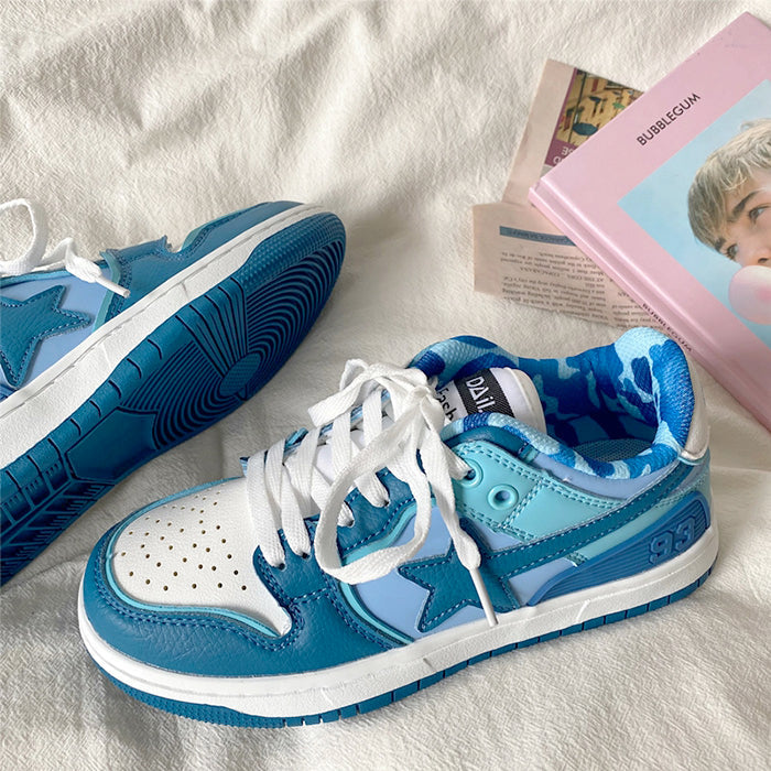 Blue Shooting Star Sneakers