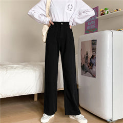 High Waist Loose Wide Leg Jeans Pants