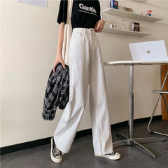 High Waist Loose Wide Leg Jeans Pants