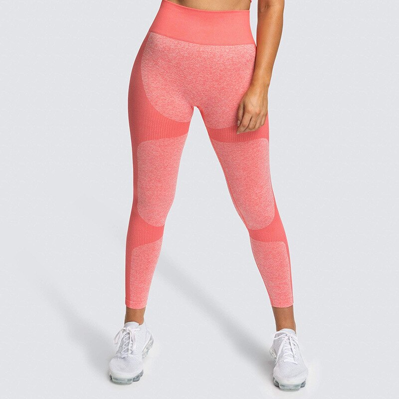 Mojoyce Cloud Hide Yoga Pants Seamless Fitness Sports Leggings High Waist Women Athletic Long Tights Girls Gym Workout Running Trousers