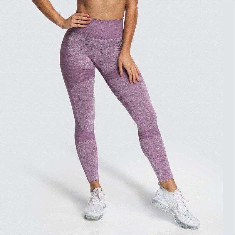 Mojoyce Cloud Hide Yoga Pants Seamless Fitness Sports Leggings High Waist Women Athletic Long Tights Girls Gym Workout Running Trousers