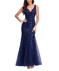 Mermaid / Trumpet Empire Elegant Party Wear Formal Dress