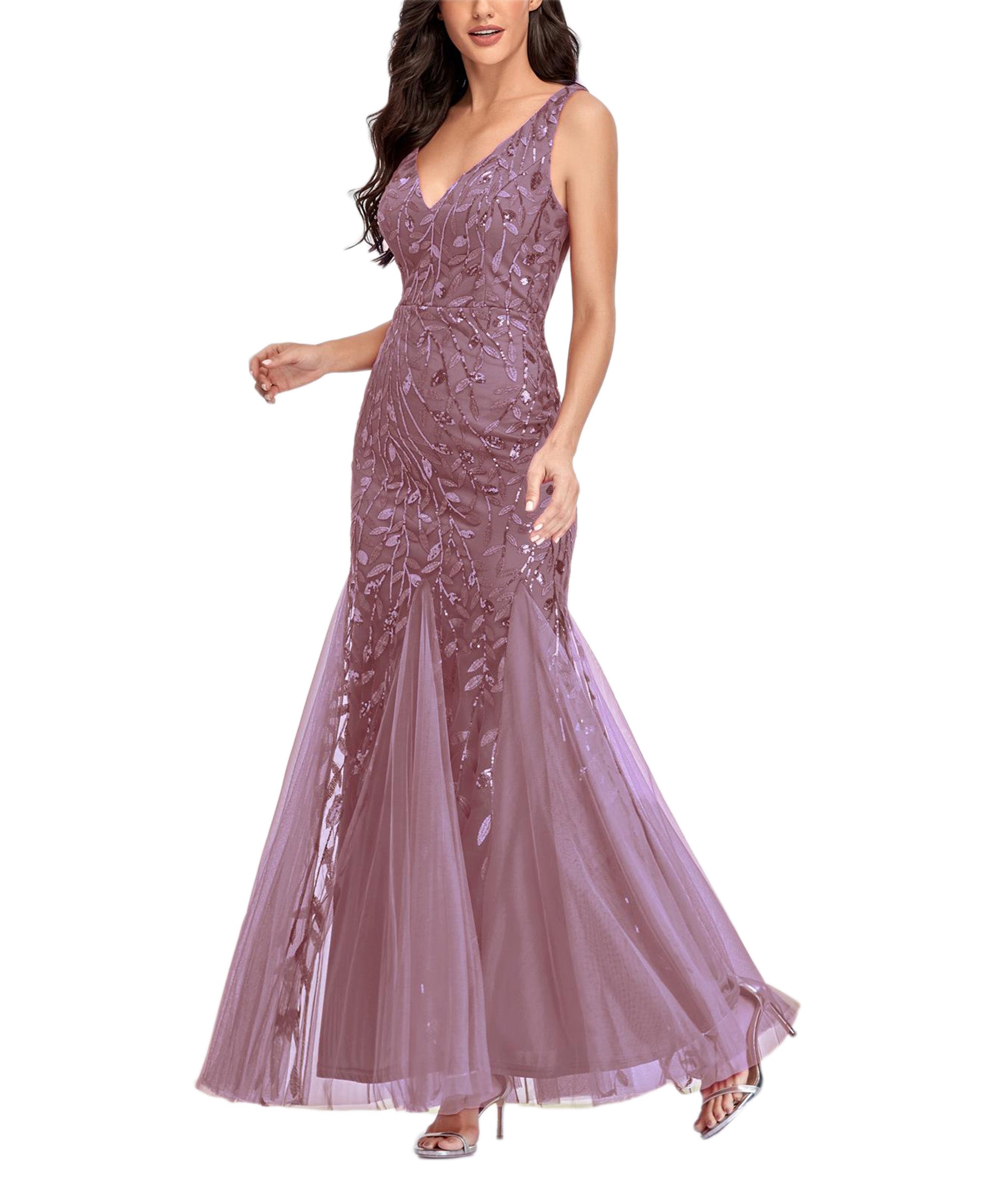 Mermaid / Trumpet Empire Elegant Party Wear Formal Dress