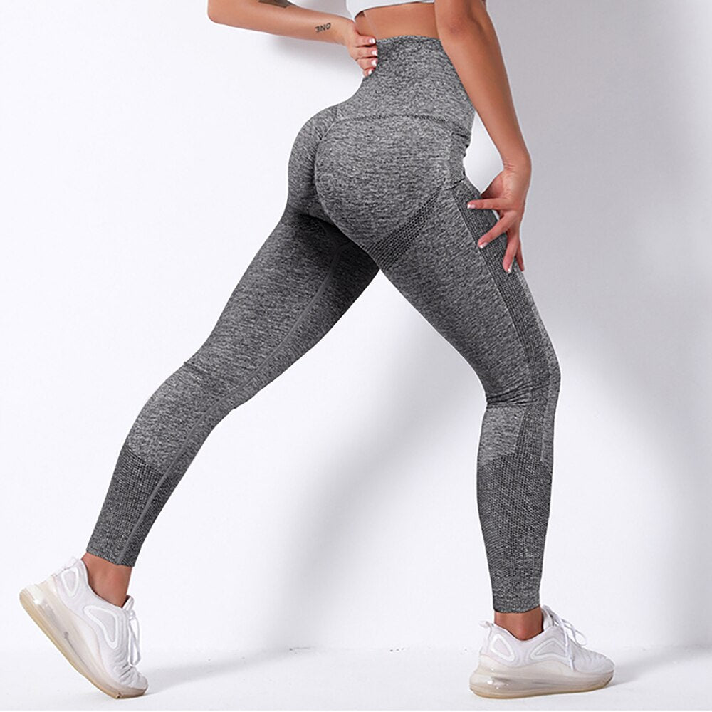 Mojoyce Fitness Leggings Women Scrunch Butt Yoga Pants Women Booty Lifting Leggings XS Workout Leggins Squat Proof Gym Seamless Legging