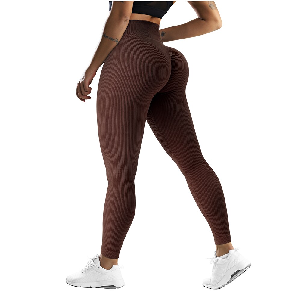 Mojoyce Fitness Leggings Women Scrunch Butt Yoga Pants Women Booty Lifting Leggings XS Workout Leggins Squat Proof Gym Seamless Legging