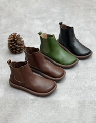 Autumn Soft Leather Boots