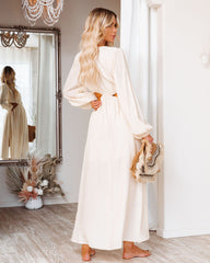 Amora Long Sleeve Cutout Maxi Dress - FINAL SALE