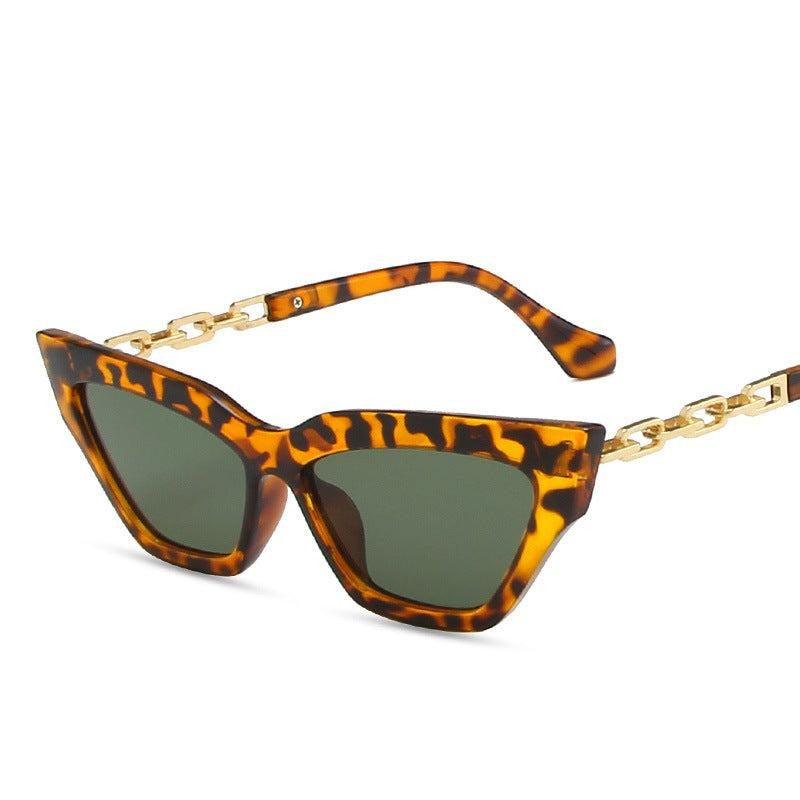 Grace Cat Eye Chain Strap Sunglasses