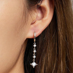 Jane Dangling Diamond Earrings