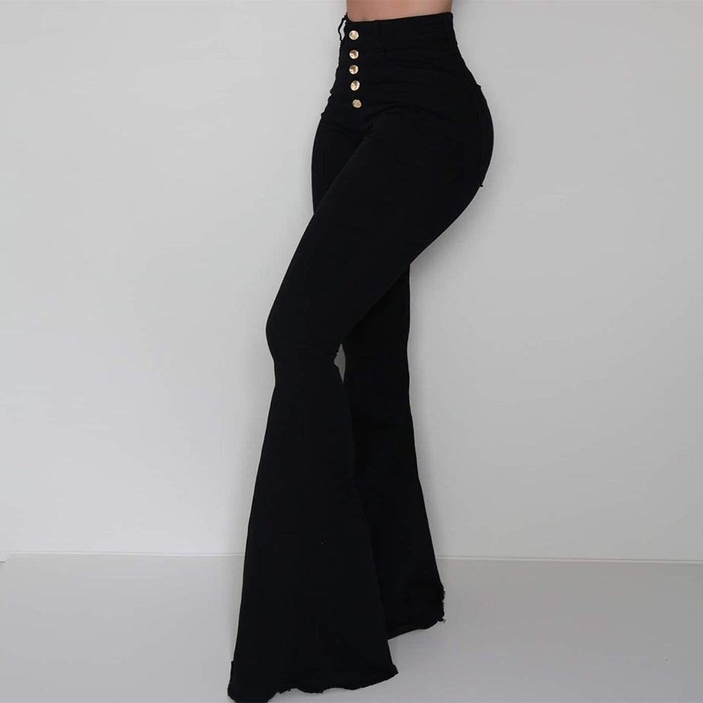 Meredith Solid Flare Pants