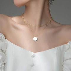 Serena Rolo Chain Minimalist Necklace